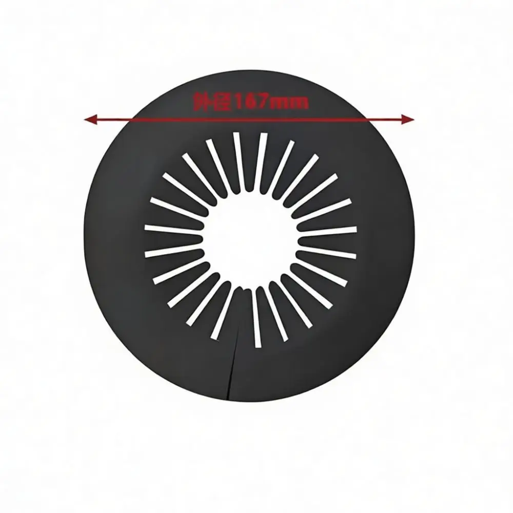 Detachable Pipe Wall Escutcheon Plumbing Utility Fitting Decorative Cover For Gas Drain Pipe Hole Snap On Installation Tool
