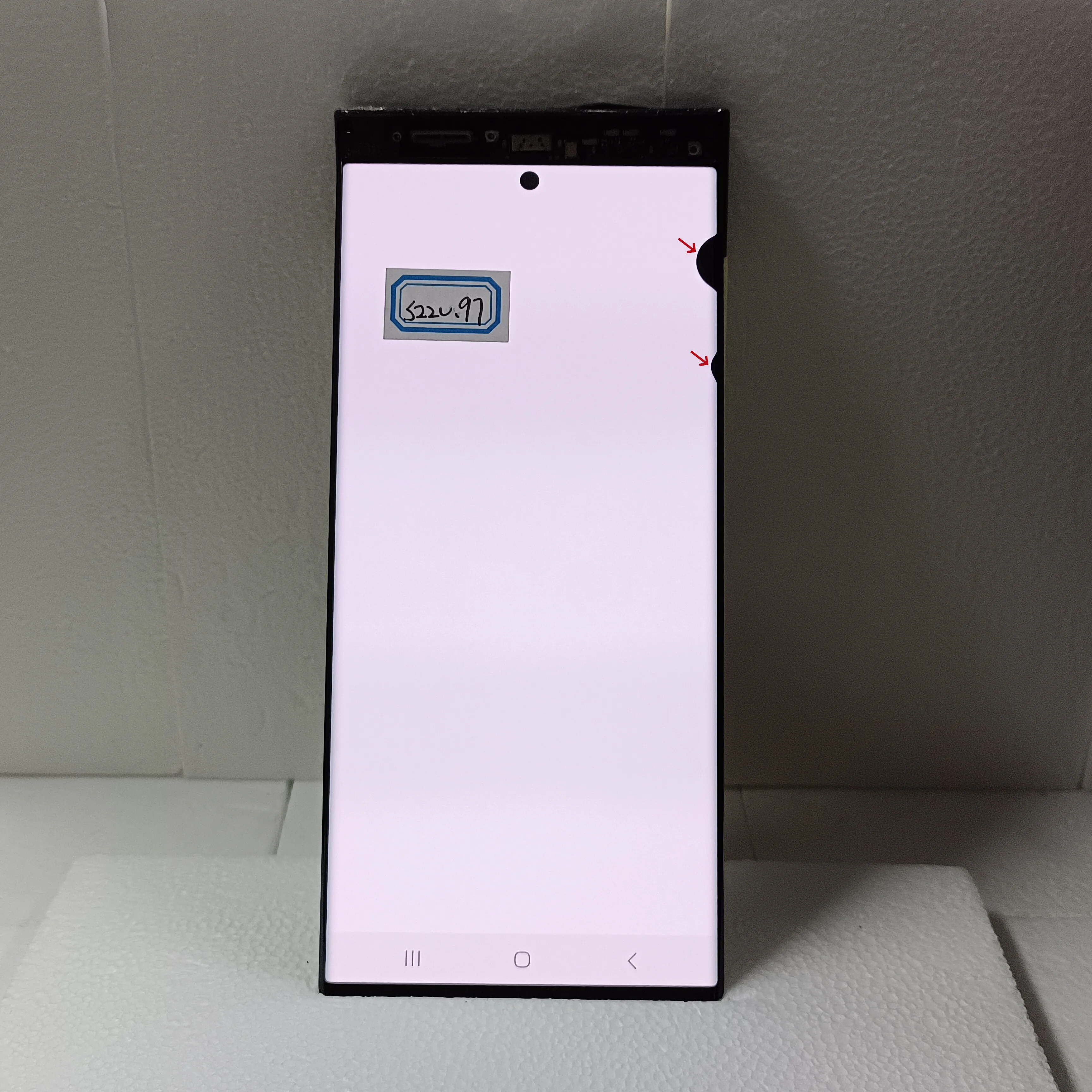 AMOLED LCD Display Touch Screen Digitizer Assembly 100% Test For Samsung Galaxy S22 Ultra LCD With Defects S908 S908B S908U