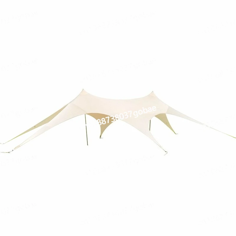 

Outdoor camping oversized lotus cloud top canopy double peak single peak camp tent