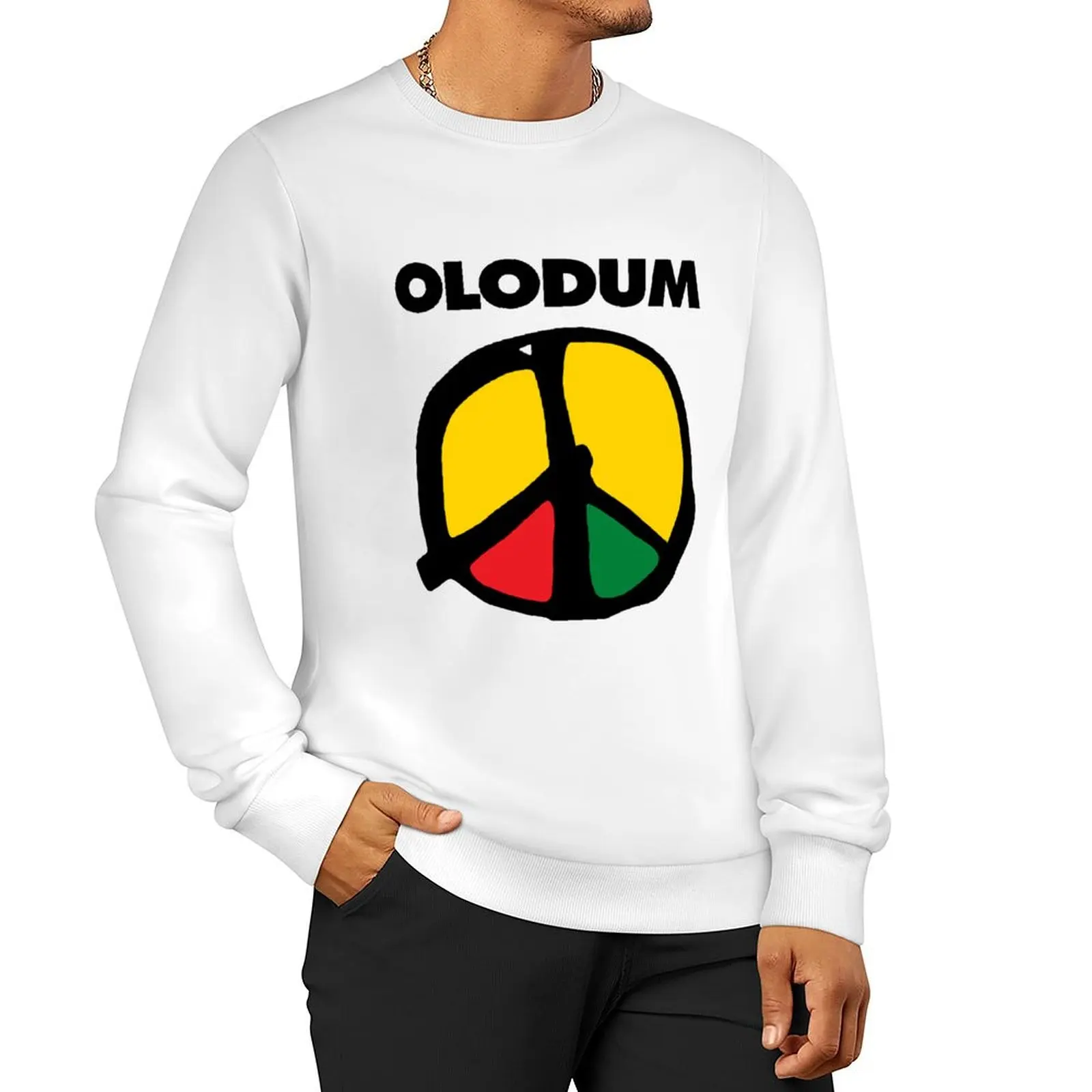 

Olodum Michael Jackson PEACE and LOVE Sweatshirt anime clothing autumn sweatshirt