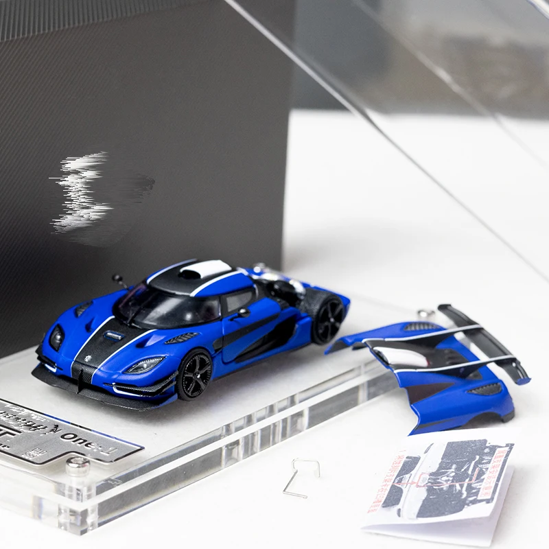 TIMETOP 1:64 One1 Open Back Cover Imitation Alloy Car Model