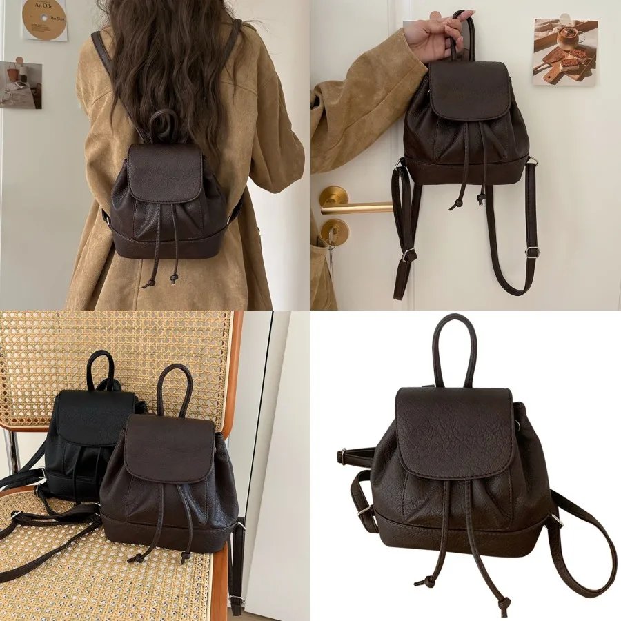 

【New style】Fashionable college students 'backpack for class women's 2026 new all-matching mini backpack traveling bag schoolbag