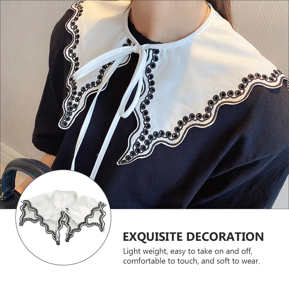 Women's Cotton Detachable False Collar – Lightweight, Stylish & Versatile Fashion Accessory