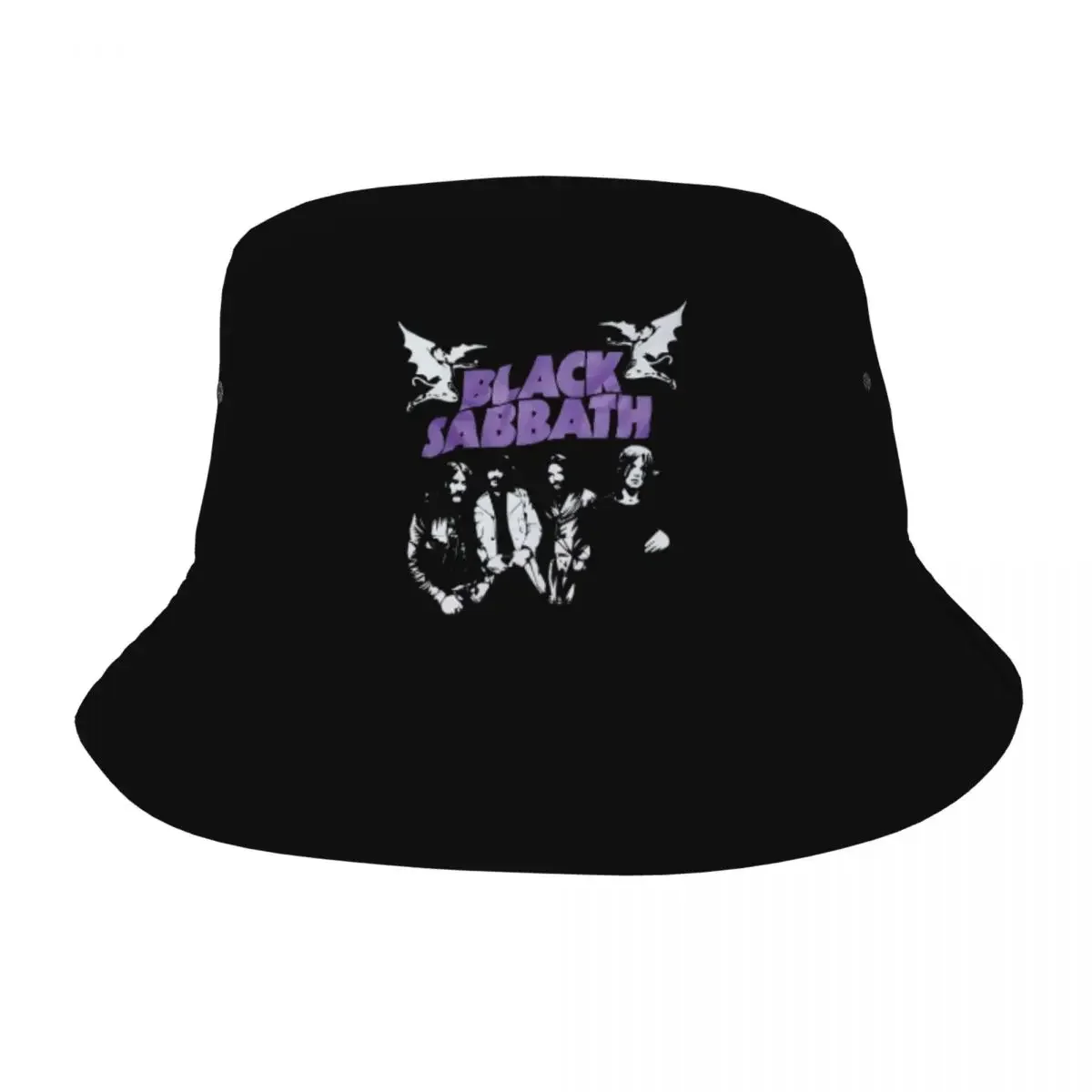 Black Sabbathe Rock Bucket Hat Summer Beach Hatwear Merchandise Fishing Hat for Outdoor Sport Unisex Session Hat Lightweight