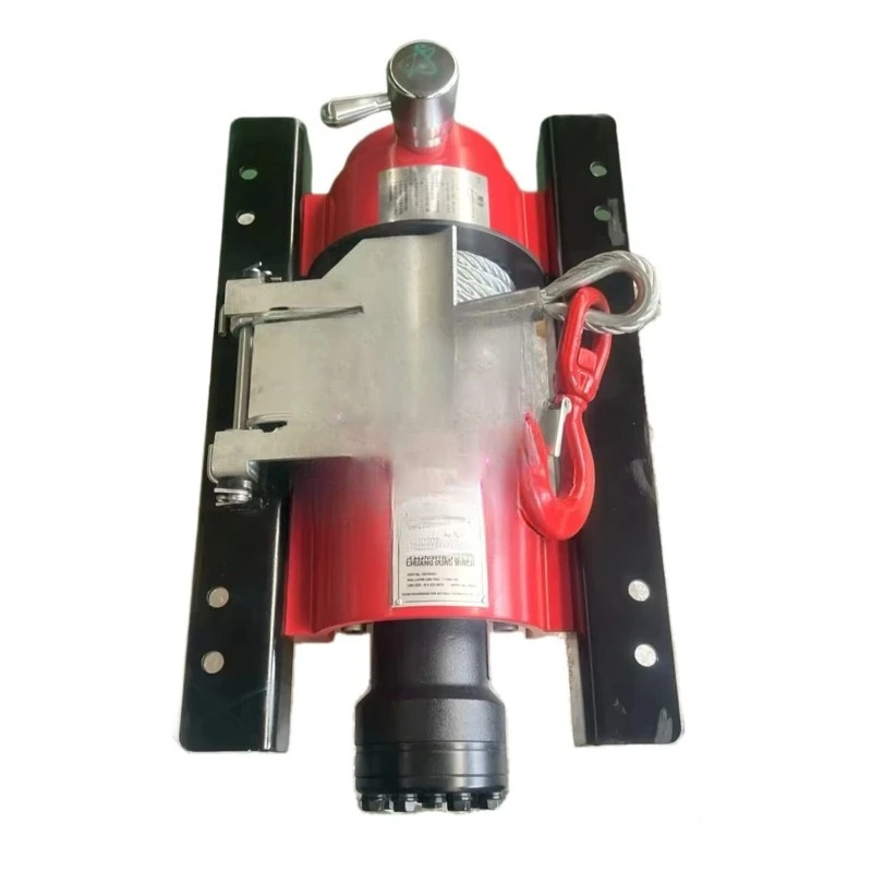 

Wind turbine installation with high-speed hydraulic winch 20 tons automatic braking