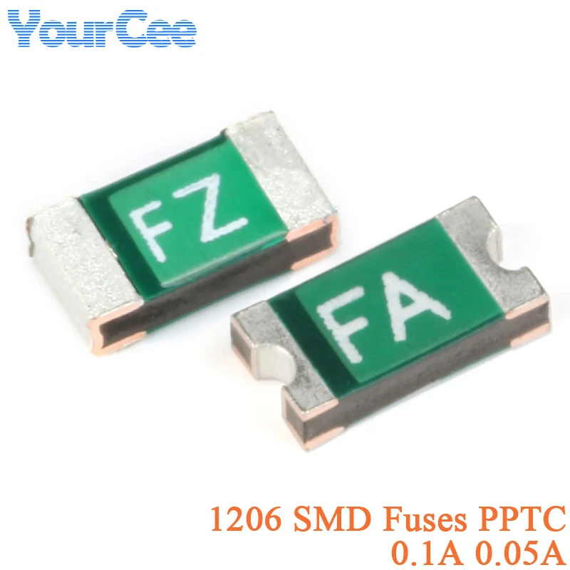 10Pcs FSMD010 FSMD005 1206  0.1A 0.05A SMD SMT Fuses Resettable Fuses PPTC Fuse