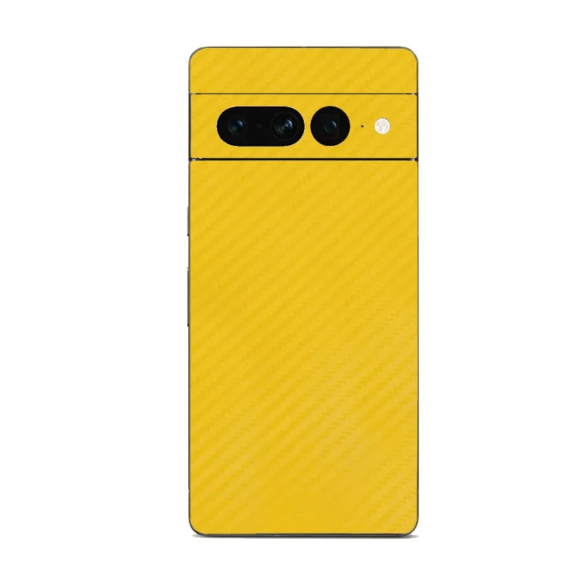 Colorful 3D Carbon Fiber Skin Phone Back Wrap Sticker for Google Pixel 8 Pro 8 7A 7 Pro 7 6 Pro 6A Protective Decal Skin Film