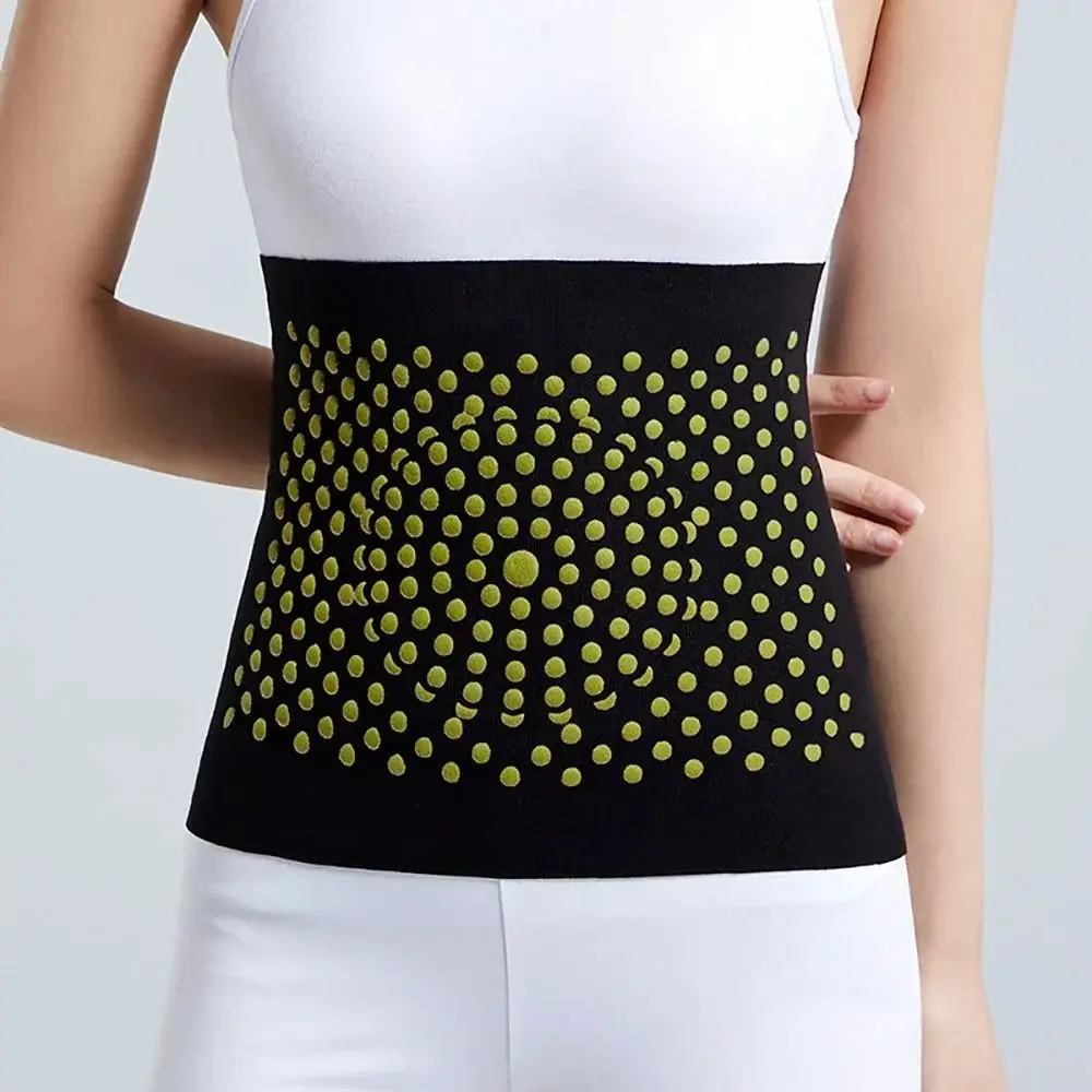 High Quality Hot Mugwort Therapy Warm Waistband Self-Heating Lower Back Waist Support Belt High Elasticity Lumbar Back Brace