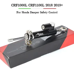 For Honda Africa Twin AfricaTwin CRF1000L CRF1100L 2018 2019+ Adjustable Motorcycles Steering Stabilize Damper Bracket Mount Kit