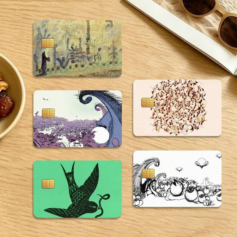 S-Syd M-Matters A Gospel of Some Sort Anti-Scratch Card Skin Stickers 4Pcs Stylish Decor Covers for Credit & Debit Cards