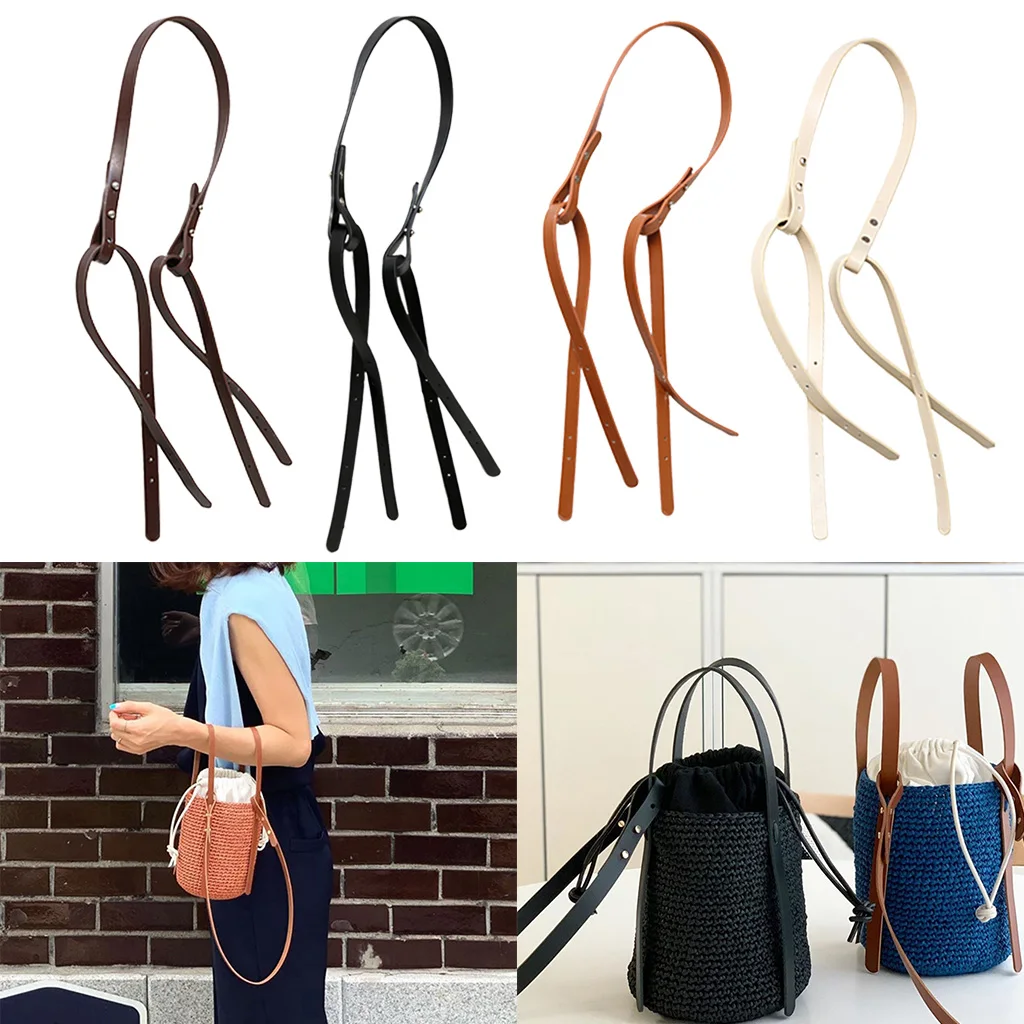 

Fashion PU Leather Purse Straps Replacement Straps for Knitting Bag DIY