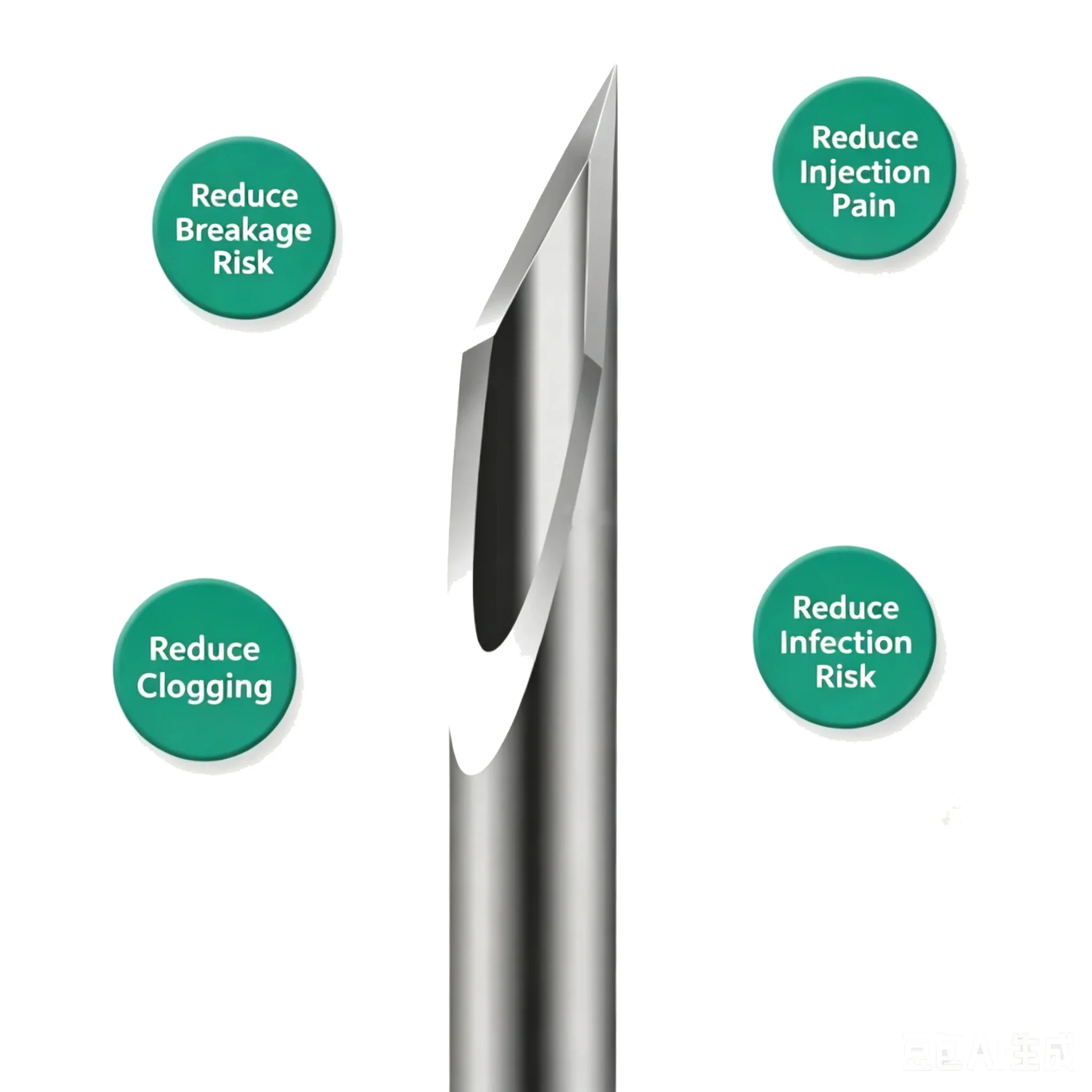 100 Stück Pen-Nadeln für Insulin-Injektionen - 4/5/6/8mm, Universell passend für Insulin-Pens, Zubehör für Blutzuckermanagement – Detail 2
