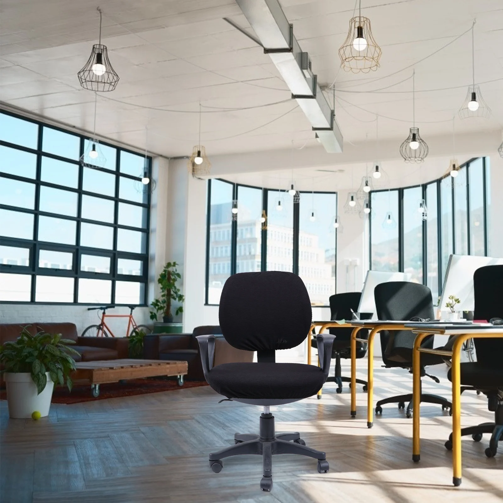 

1 set Stretchy Chair Cover Elastic Seat Protector Removable Washable Slipcover For Office Home Dining Hotel Wedding Event Chairs