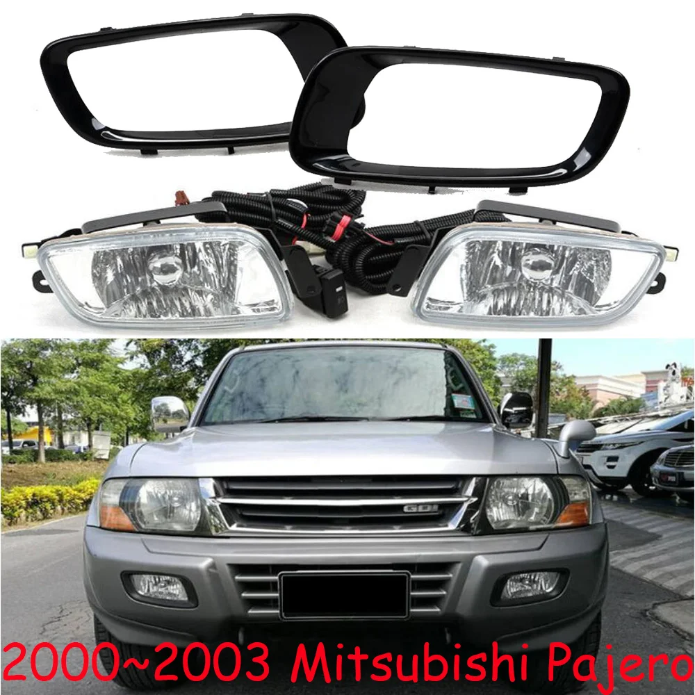 

car bumper headlight for Pajero fog light Montero 2000~2003y car accessories halogen bulb auto Pajero headlamp