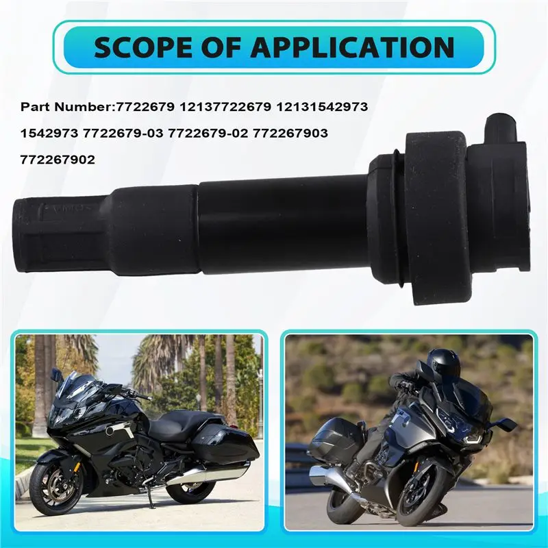 AEA7-Motorcycle Ignition Coil 7722679 12137722679 7722679-02 For BMW K1600B K61 K1600 Bagger 17-23 K48 K1600GT K1600GTL 11-21 view 2
