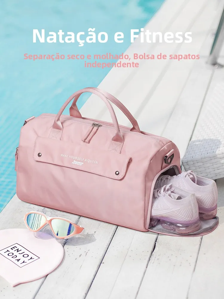 sport-fitness-bag-women's-crossbody-short-trip-lightweight-travel-bag-swimming-storage-training-yoga-bag-dry-wet-separation