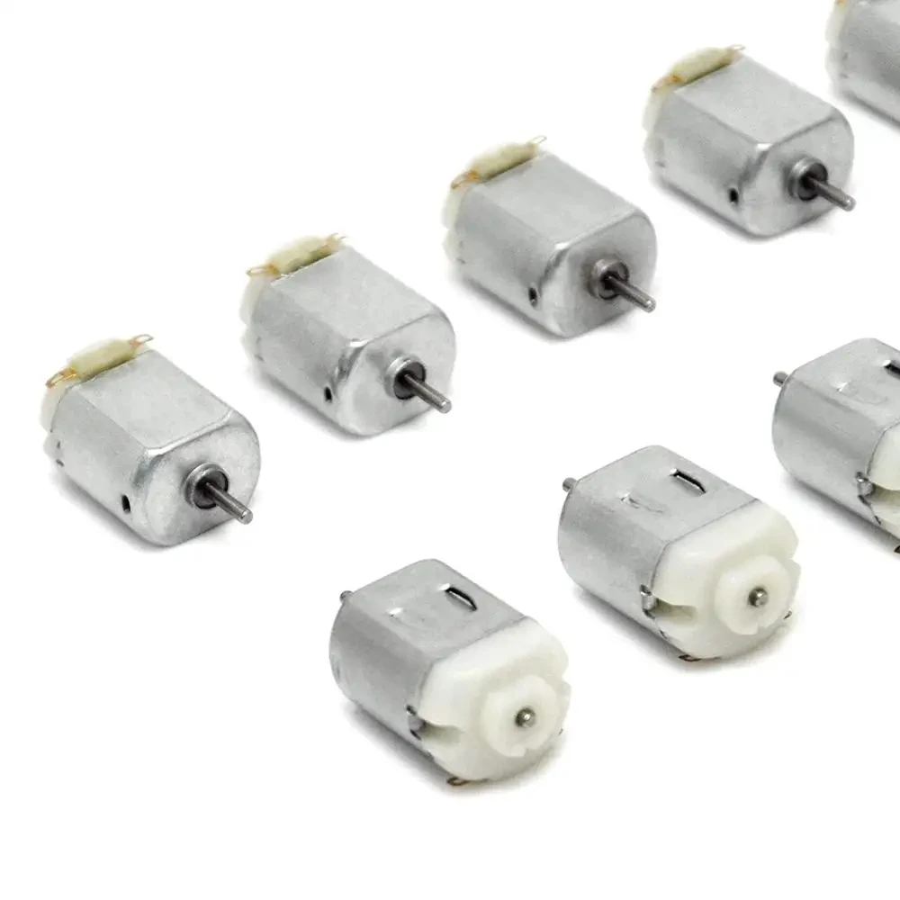 10Pcs 130 Micro DC Motor 3V-6V 8000RPM Miniature Electric motor four-wheel motor small DIY Toys Hobbies Smart Car