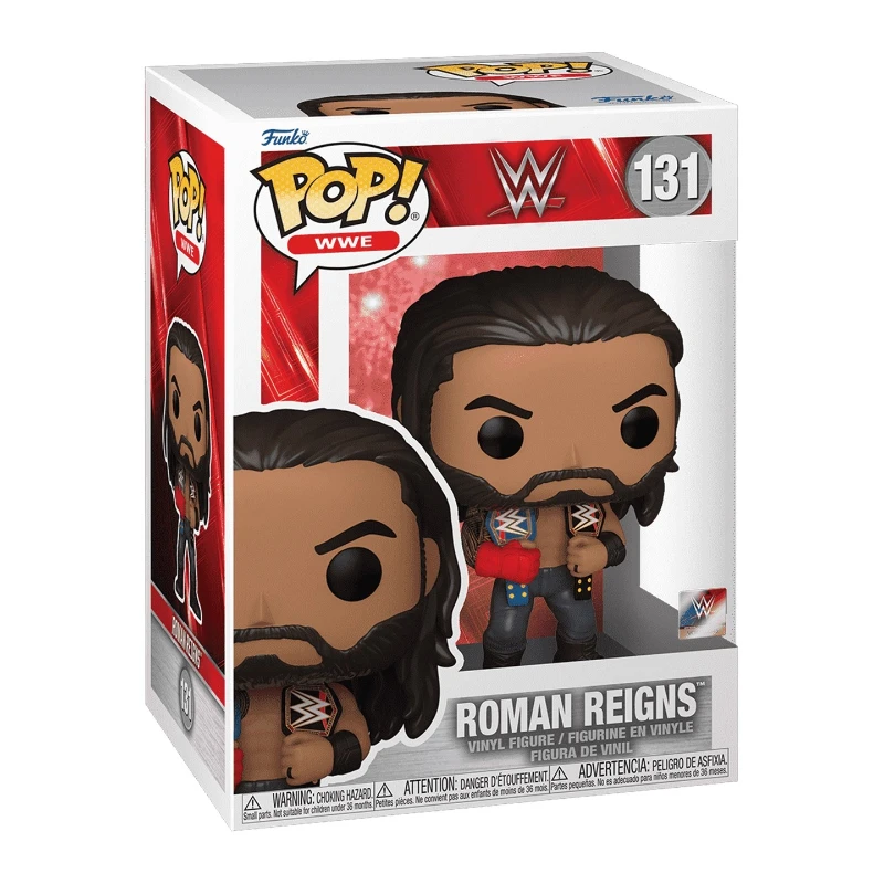 ของแท้ Edition FUNKO POP WWE Universal Champion: Roman Reigns Action เดสก์ท็อปตกแต่งเครื่องประดับของเล่นสะสม