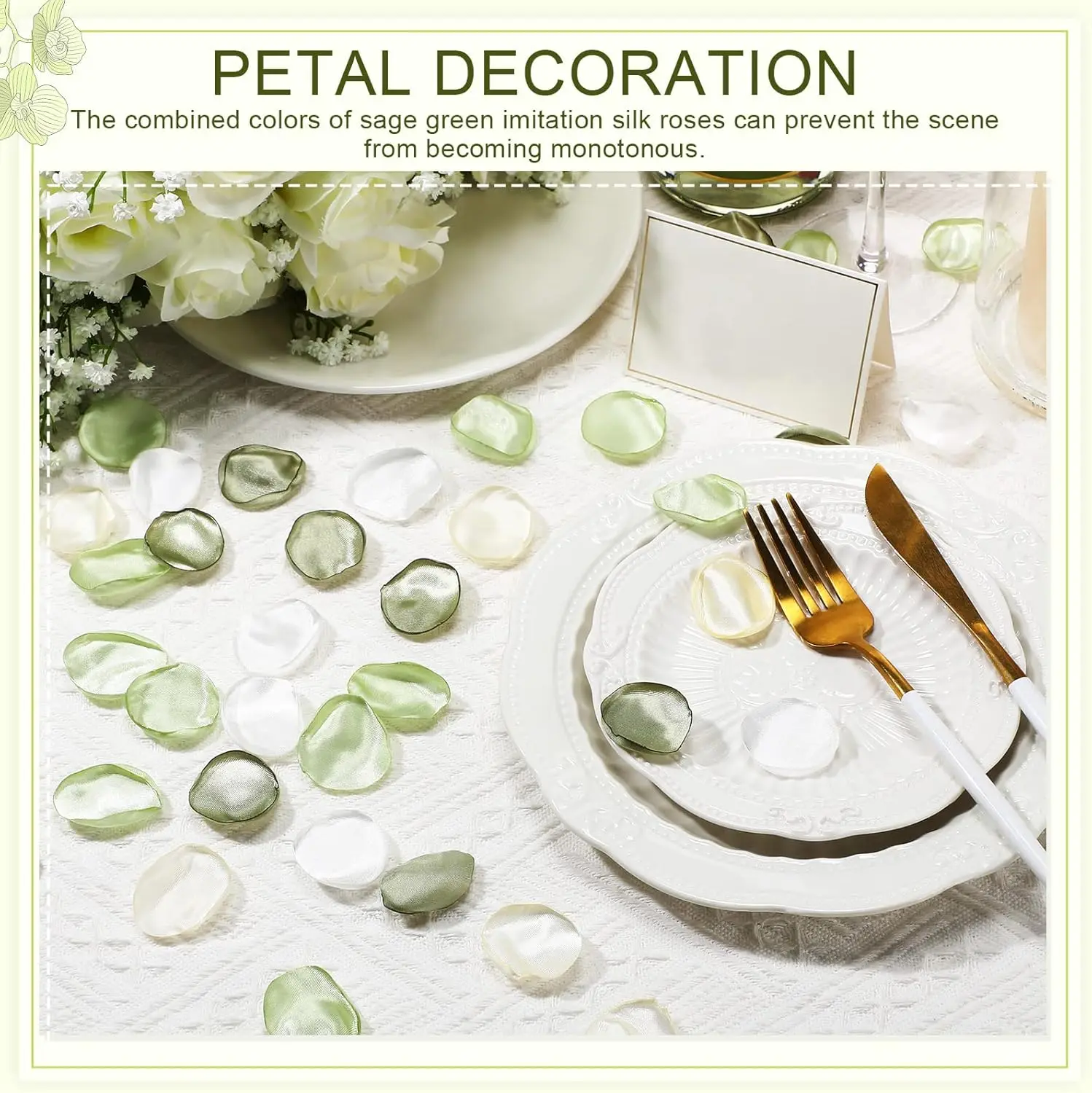 600-1800Pcs Wedding Silk Rose Petals Artificial Flower Petals for Flower Girl Basket Aisle Scatter Dinner Table Centerpieces