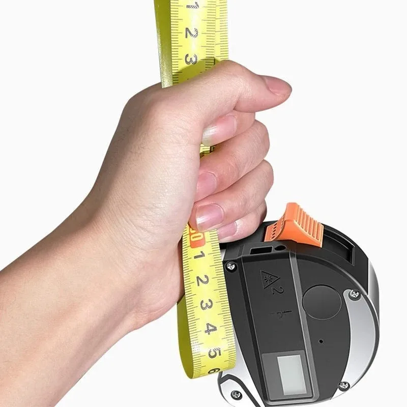 Laser rangefinder tape measure 5 meters  measure plus 30m laser   Infrared rangefinder crosshair electronic