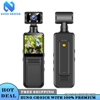 Zuno M12 Handheld Pocket Camera 4K Action Camera 180° Rotating Back Clip Sports Action Cam Handheld Video Cycling Recorder Gifts