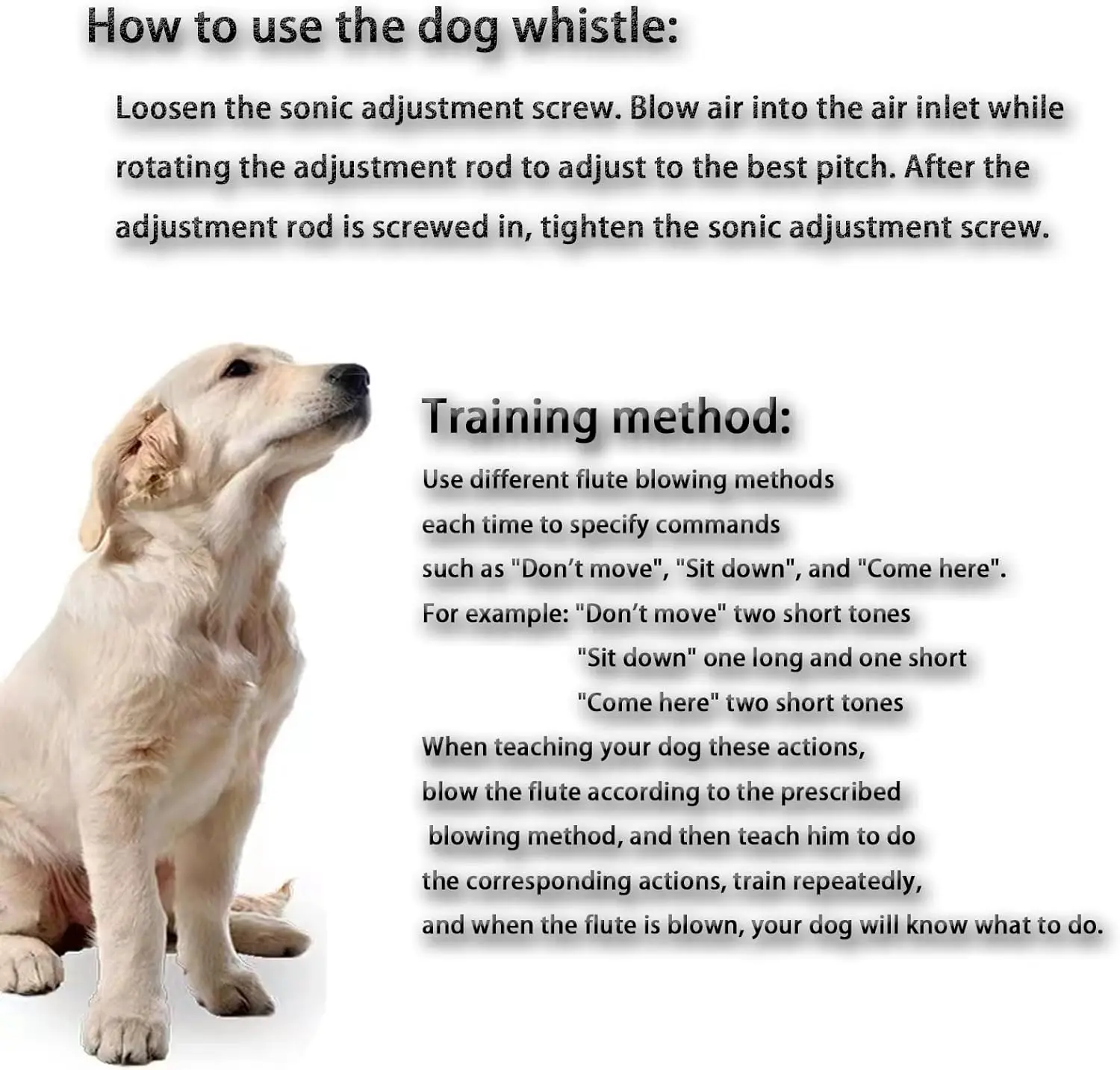 Dog Whistle Set of a Premium Quality Adjustable Frequency Dog Whistle and a Dog Clicker, Ultrasonic Dog Whistle to Stop Barking image 3
