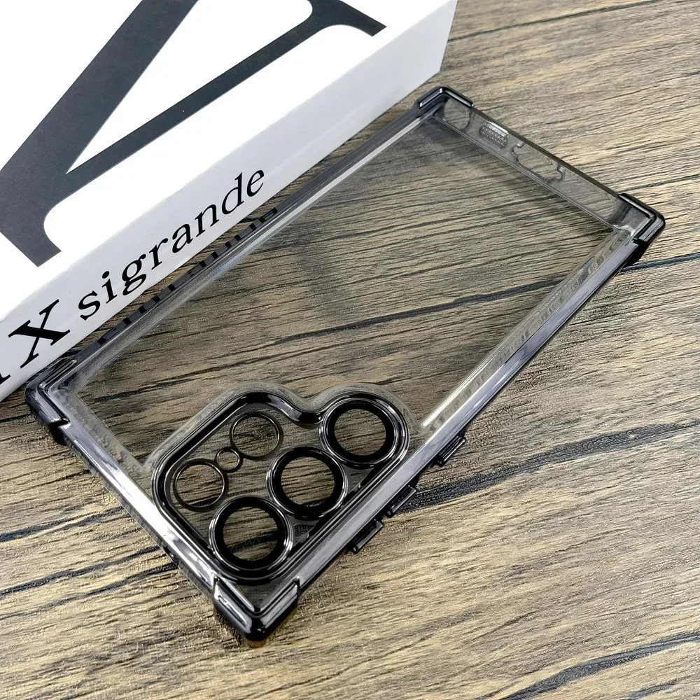 Противоударный бронированный прозрачный чехол для Samsung Galaxy S25 S24 S23 S22 Ultra Plus FE A16 A55 A15 A54 A53 A35 A25 5G Cover