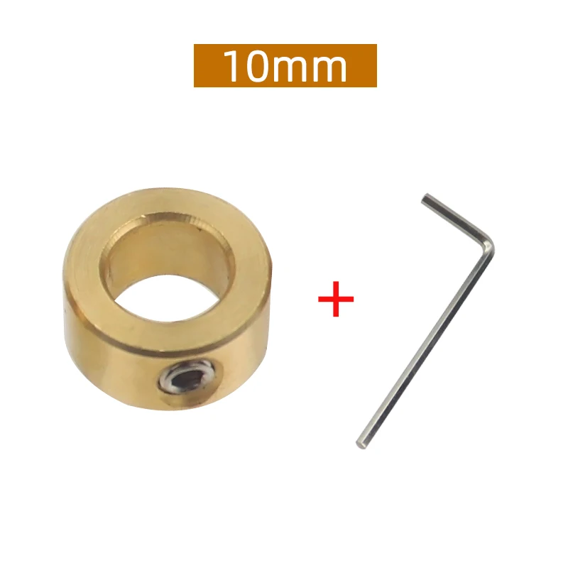 3-12mm Boor Gereedschap Messing Diepte Stop Kragen Ring Positioner Ring Met Inbussleutel Voor Houtbewerking boor Locator Gereedschap