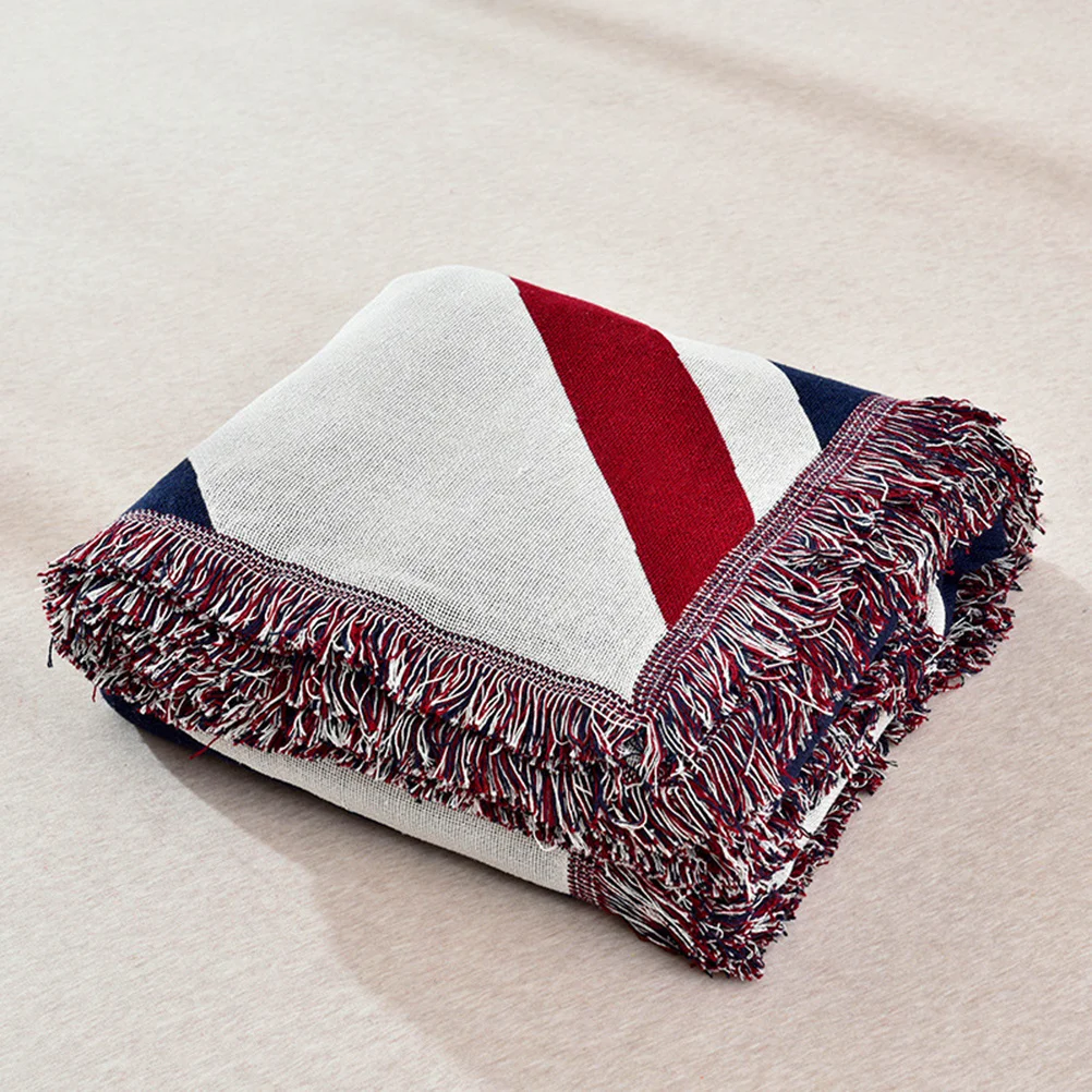 

Sofa Cover 180X130Cm National Flag Pattern Pure Cotton Tapestry Wall Hanging Decoration Sofa Protective Cover