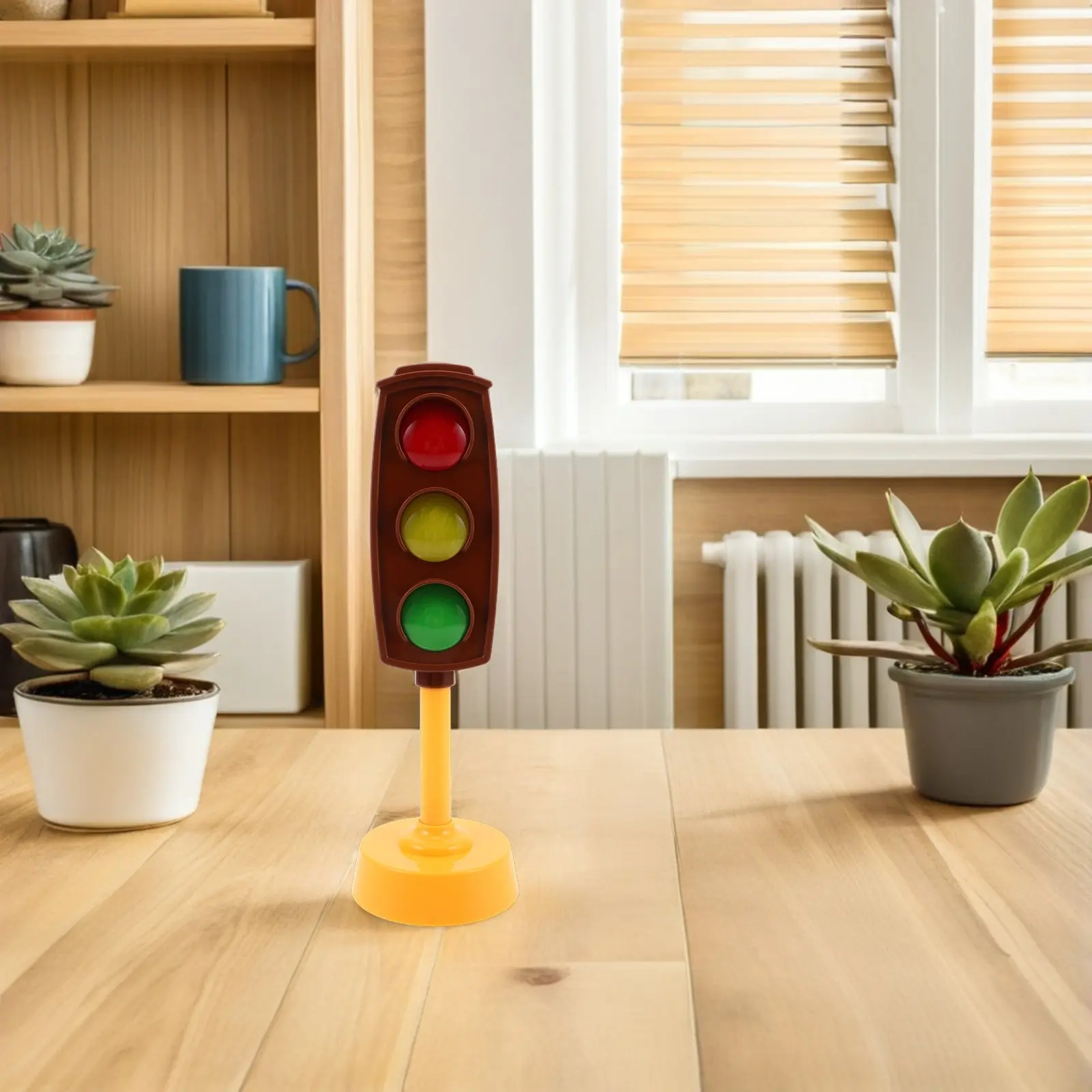 

Large Signal Light Realistic Red Yellow Green Traffic Lights Automatic Change Sound Interactive Education Kids Traffic Signal