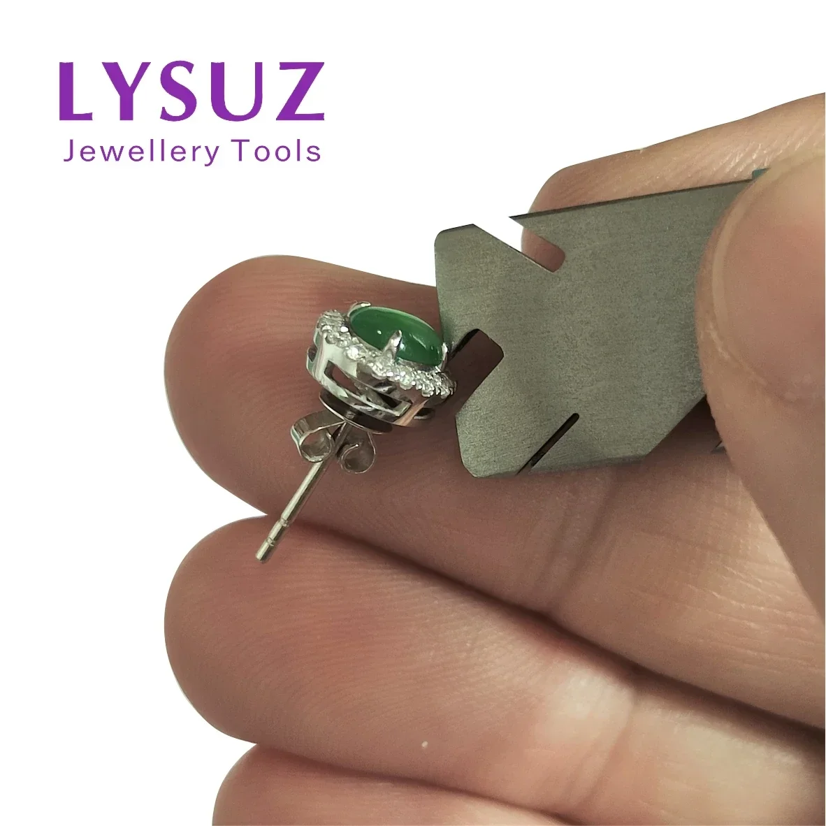 رافع مجوهرات LYSUZ ، ساعة أحجار كريمة ماسية ، إعداد خاتم مخلب ، إكسسوارات DIY قلادة ، أدوات صنع