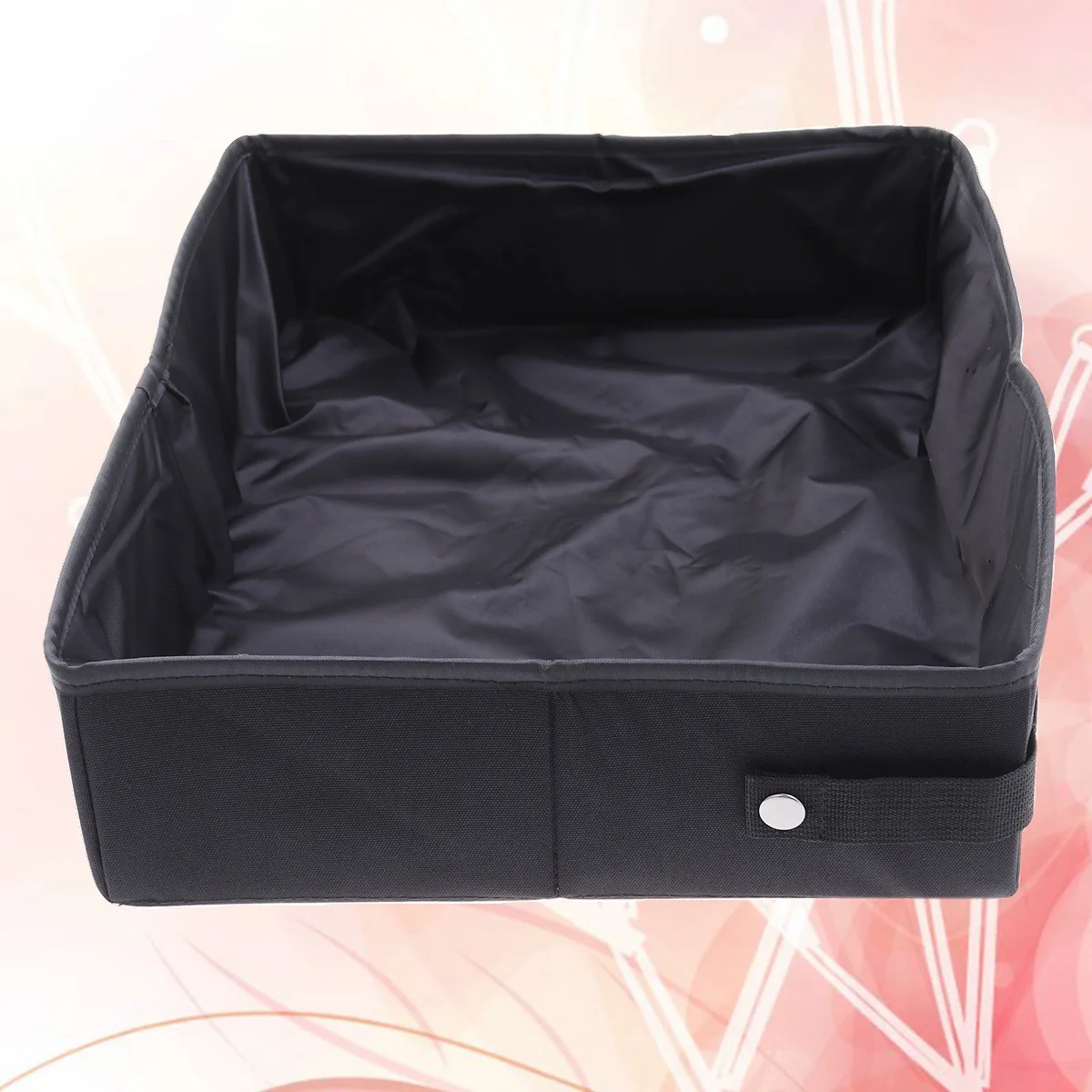 

Waterproof Cat Litter Box Foldable Portable Travel Pan For Cats Small Pets Under 7.5Kg Oxford Cloth Pvc Interior Lightweight