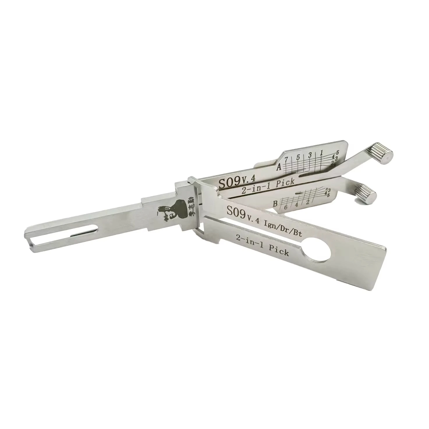 S09 V4 Lishi 2-in-1 For Hyundai Kia Recent  Model Lock Picking Decoder Car Automotive Locksmith Tools Car Bypass Tools