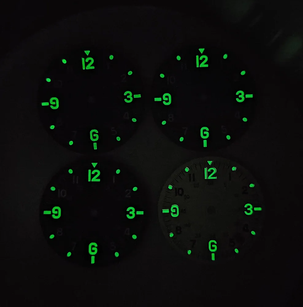 Nh35 dial digital luminoso 3.8 horas único calendário janela se encaixa nh35/nh36 movimento relógio acessórios de substituição