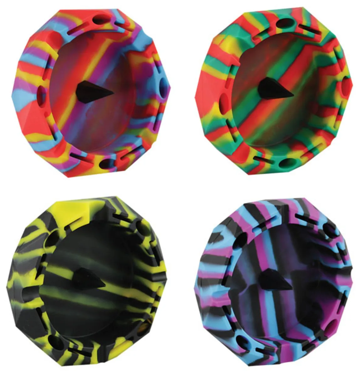 Diamond Colorful Silicone Ashtray | 5\