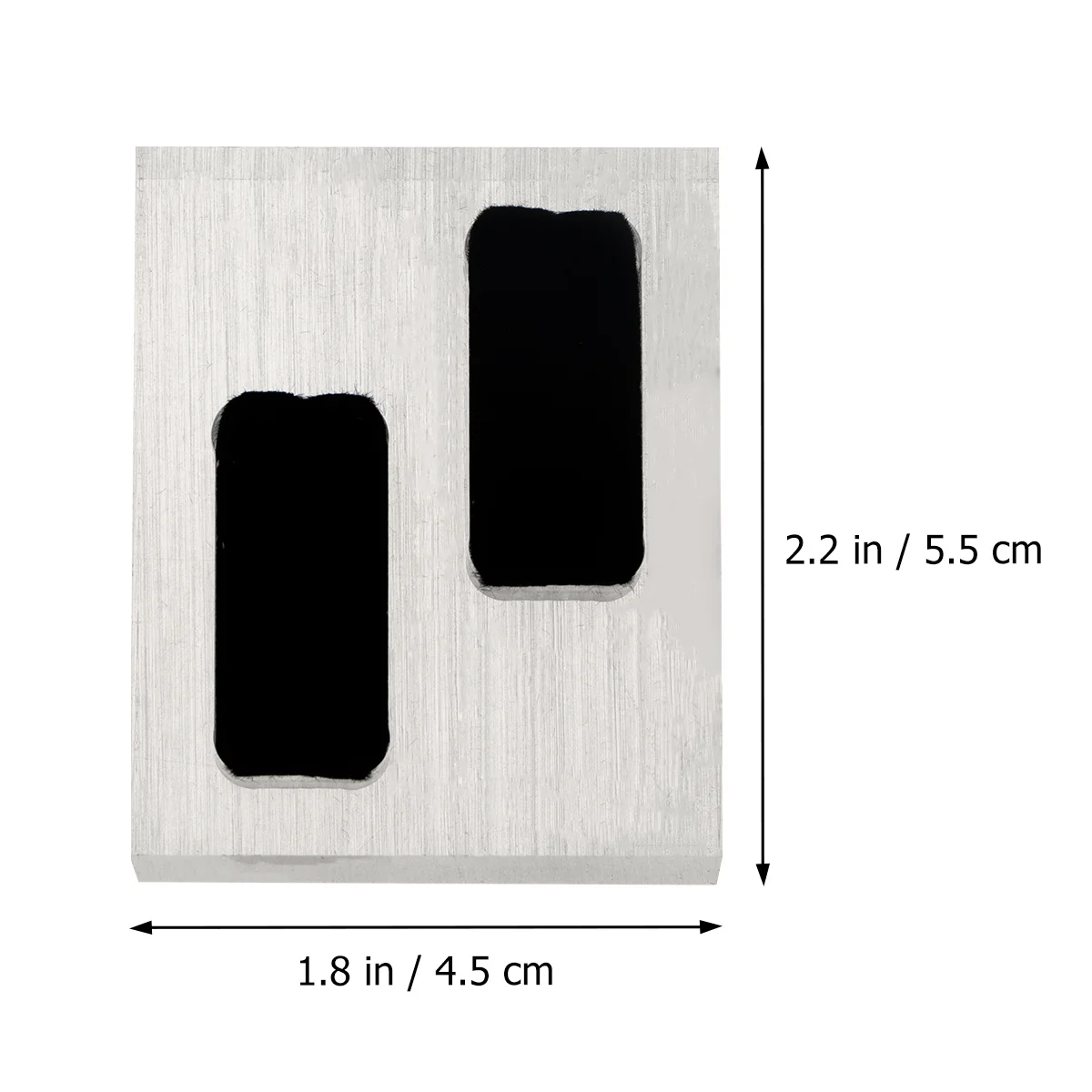 

Double Slots Matte White Acrylic Ring Display Stand Jewelry Organizer Practical Storage Rack Home Showcase Jewelry Shop
