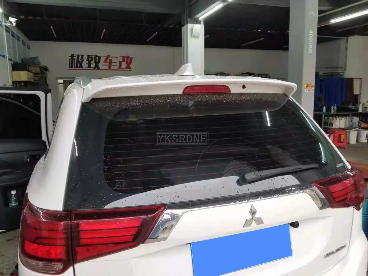 Spoiler For Mitsubishi Outlander 2013-2019 Car Styling Exterior ABS Plastic Rear Trunk Boot Rear Wing Spoilers Decoration Tail