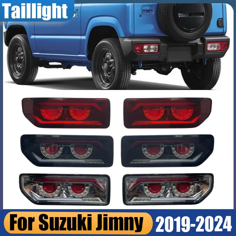 

Для Suzuki Jimny 2019-2024 автомобильные аксессуары светодиодный задний фонарь заднего тормоза задний ходовой фонарь дневного света сигнальная лампа в сборе