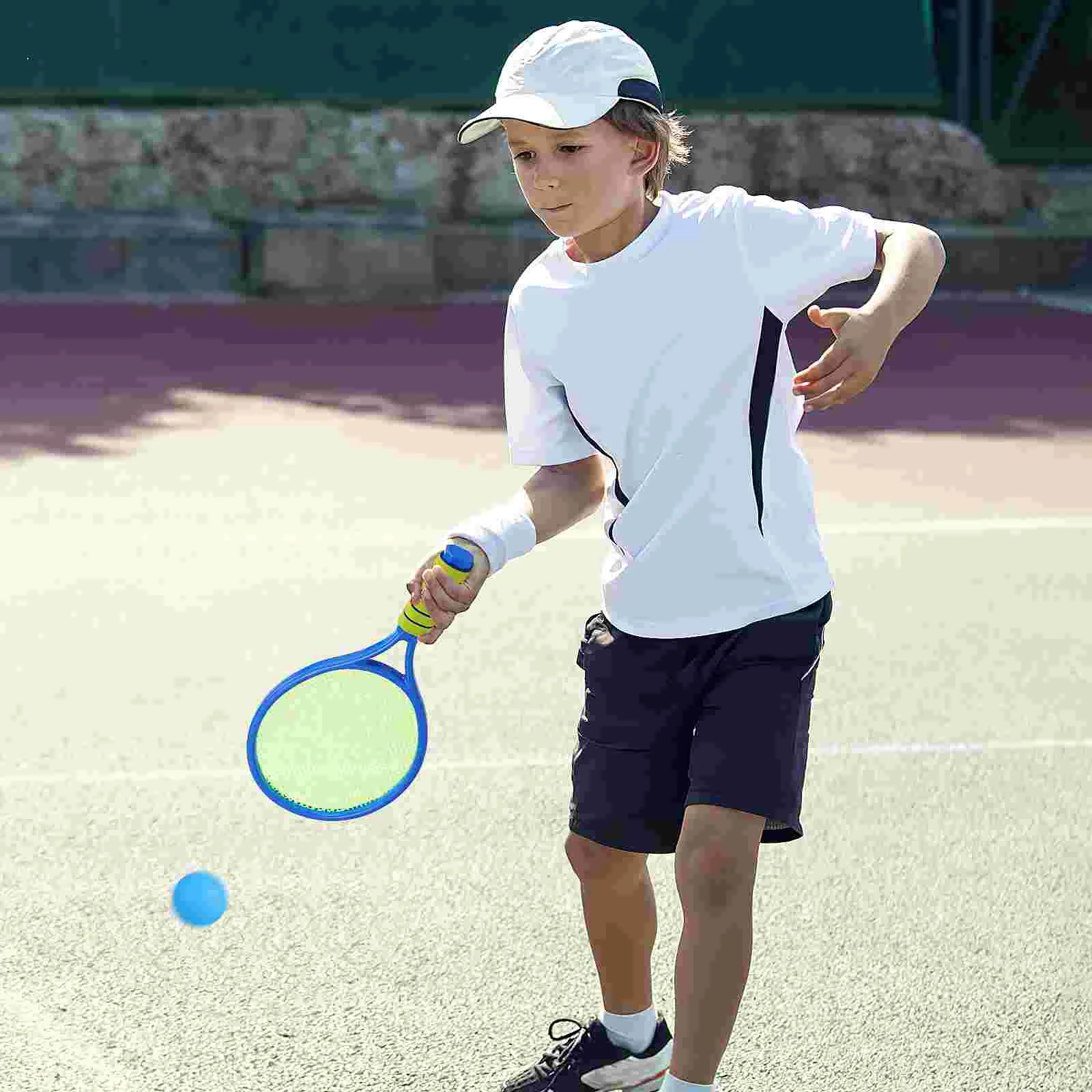 Tennisschläger-Spielzeug für Kinder, Kunststoffschläger, Outdoor-Fitnessgeräte, Eltern-Kind-Beziehungsübung