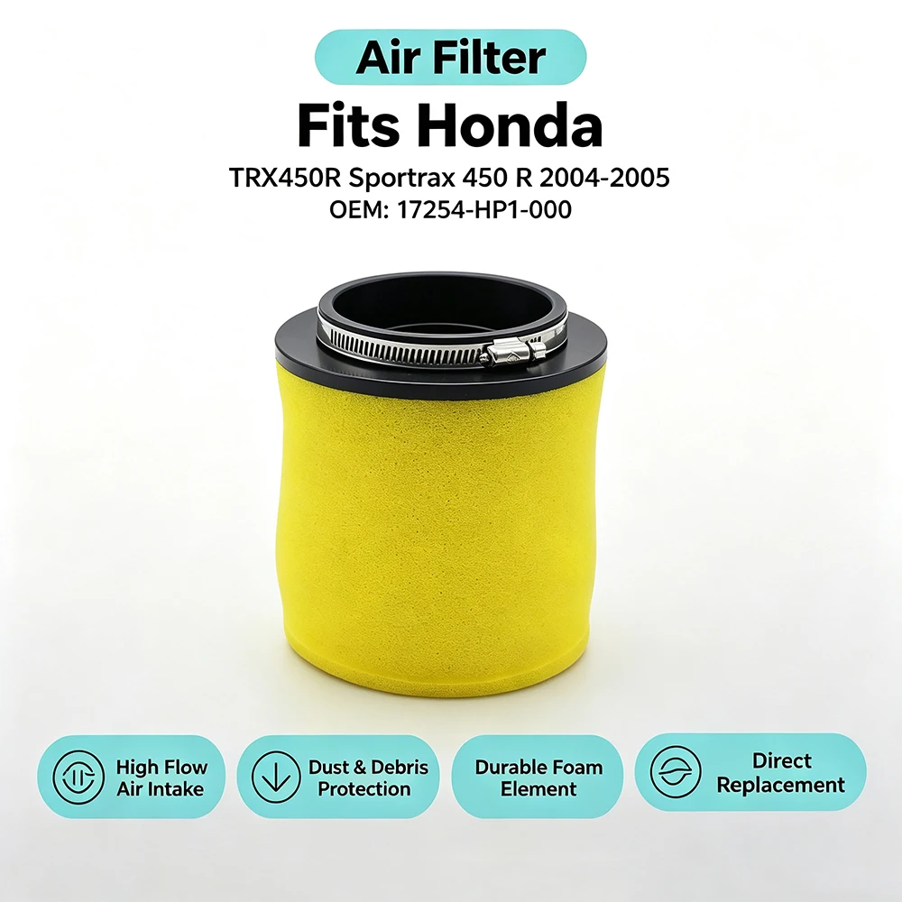 Motorcycle Engine Parts Air Filter System Filters For Honda TRX450R Sportrax 450 R 2004-2005 17254-HP1-000      Moto Accessories