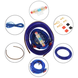 Kit de amplificador Universal de 6 calibres, instalación de cableado Flexible completo, 4 Ga, Cables de instalación para instalador
