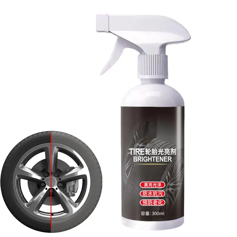 

Tire Shine Spray 300ml Tire Coating Shine Car Tire Foam for Car Detailing Long Lasting Protection Keep Tires Looking Black