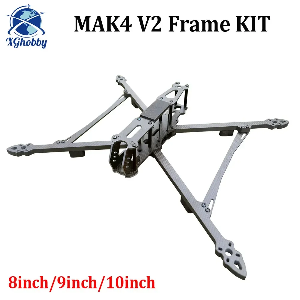 

MAK4 V2 MARK4 FPV Drone Carbon Fiber Frame KIT 8inch 367mm 9inch 387mm 10inch 427mm For RC FPV Freestyle LongRange Racing Drone