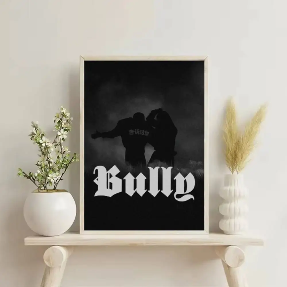 K-Kanye YE West BULLY Poster Self-adhesive Art Waterproof Paper Sticker Coffee House Bar Room Wall