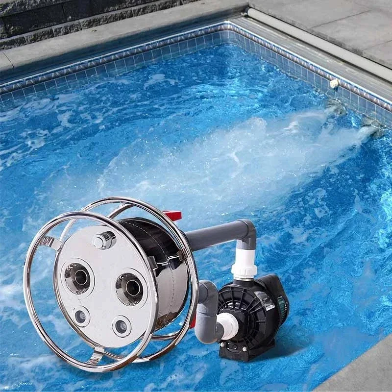 PK100 Steel Swimming Pool Current Training Counter Flow System Pump Massage Jet Stream