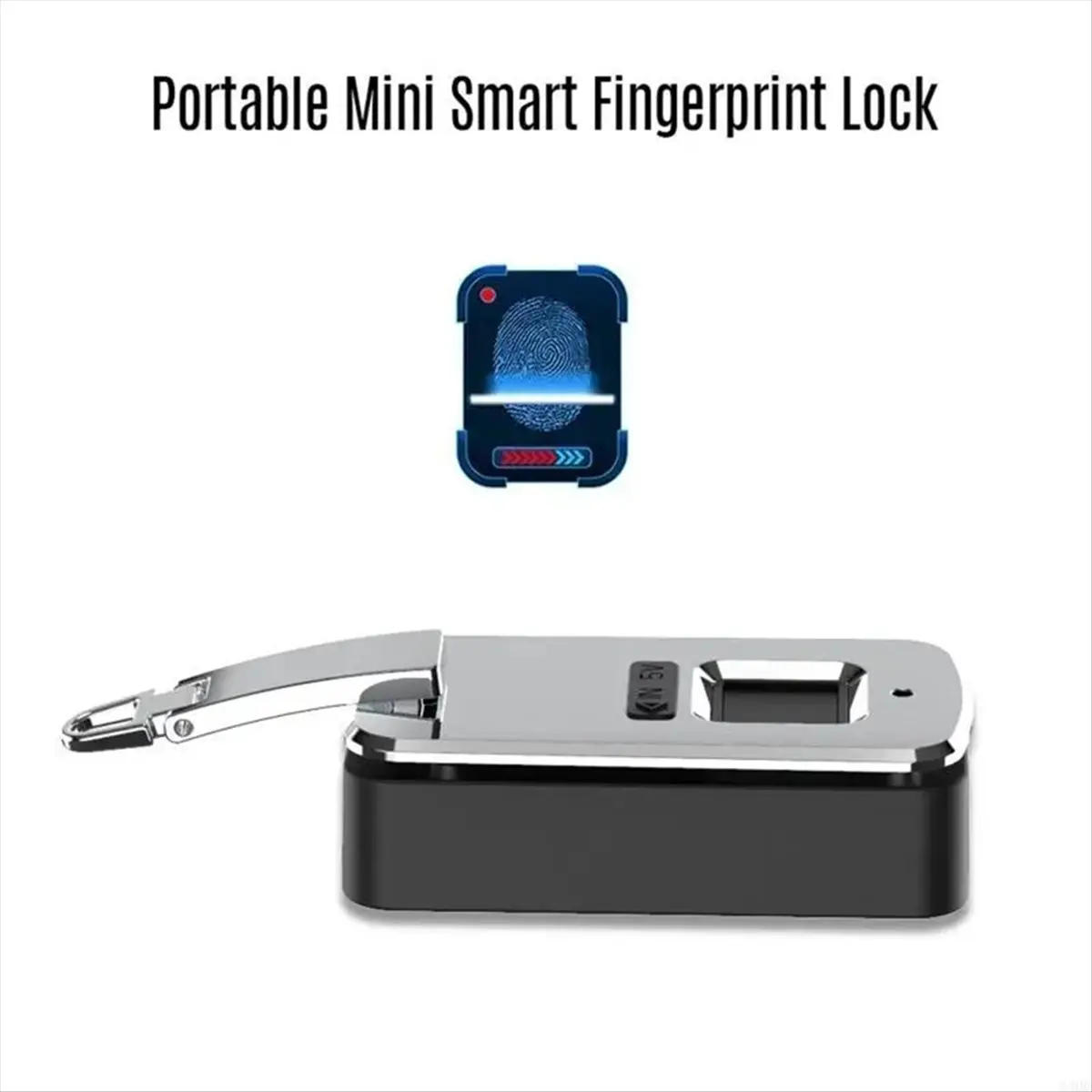 A79G  Anti-Theft Fingerprint Padlock USB Rechargeable Waterproof for Luggage Suitcase Embedded Fingerprint Lock for Bag