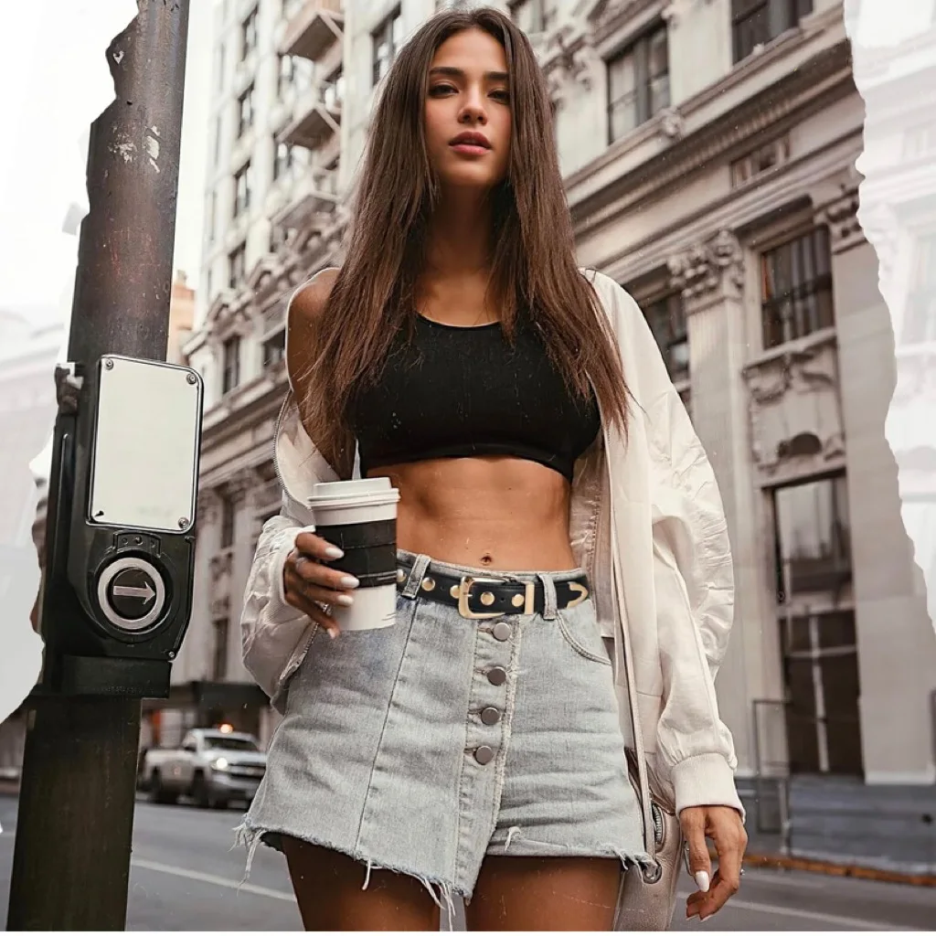 Женский кожаный ремень шириной 105 см, новый кожаный ремень в стиле хип-хоп, панк, большой ремень с заклепками и пряжкой, универсальный джинсовый ремень, юбка, поясной ремень