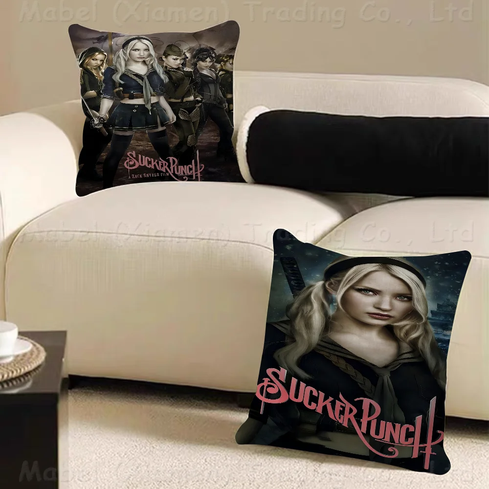 Sucker Punch Action Fantasy Film Pillowcase Toon Gift Cushion Cover Bedroom Home Sofa Chair Seat Decor Pillow Case