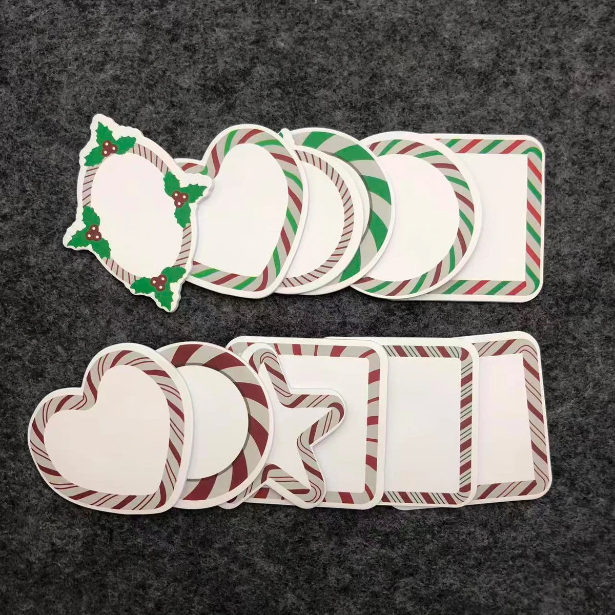 

24 шт. липкий блокнот для заметок, самоклеящиеся нагадування о сообщениях, домашний офис, школьные канцелярские принадлежности, рождественские аксессуары