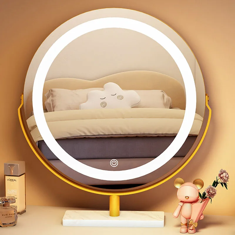 

Display Decorative Mirrors Bedroom Nordic Portable Swivel Simple Decorative Mirrors Living Room Espejo Aesthetic Room Decor